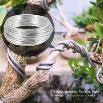 ALMUNIUM WIRE FOR BONSAI PLANTS TRAINING 10 METERS SIZE 2 MM