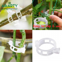 Plant Support Clips(Pack Of 50 Pcs ), Garden Trellis Clips, Tomato Trellis Clips for Vine, Vegetables, Beans, Fruits, Flower to Grow Upright and Healthier