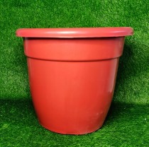 20 Inch Plastic Pot -Brown Color