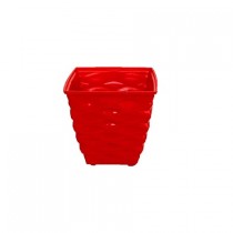 4 inch Diamond pot red colour 