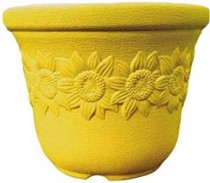 5 Inch Sunny Pot yellow colour