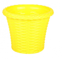 6 inch shining pot yellow colour