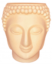 8 inch Buddha Face Pot 