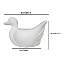 duck pot white color