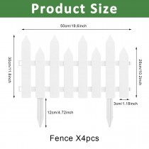 GARDEN FENCE BORDER (SET OF 4 PCS)